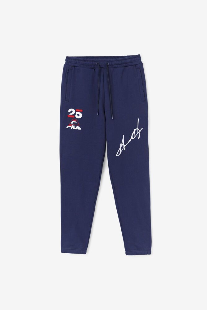 Fila Pants Grant Hill Orson Mens Navy - India AXQ-956408